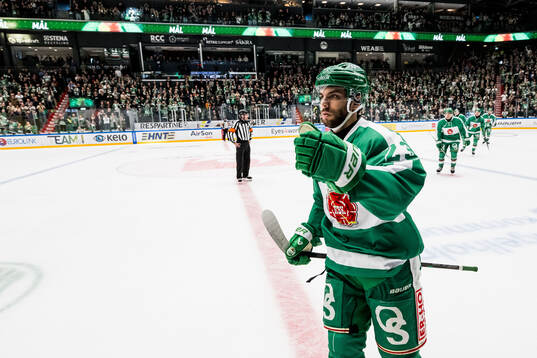 Rögles Josh Dickinson jublar