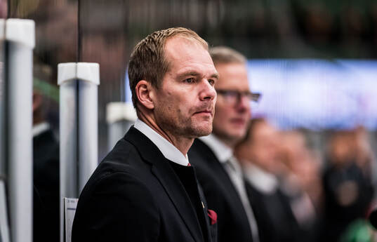 Färjestads tränare Thomas Mitell