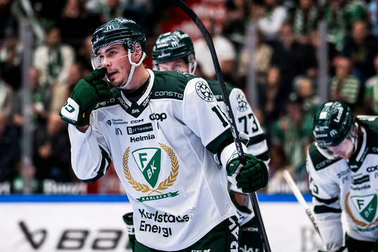 Färjestads Alexander Ljungkrantz deppar