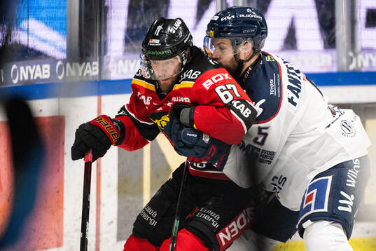 Luleås Linus Omark och Linköpings Oscar Fantenberg