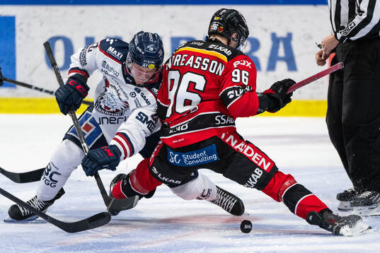 Linköpings Johan Johnsson och Luleås Pontus Andreasson