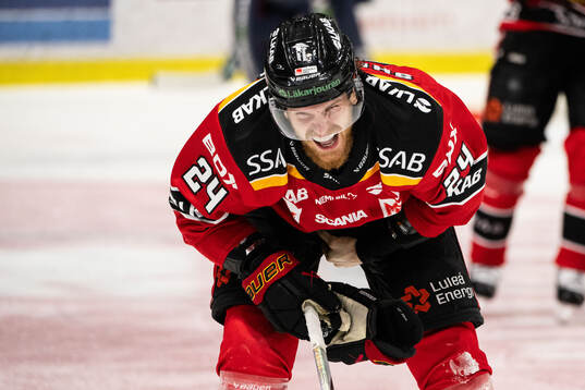 Luleås Brendan Shinnimin har ont