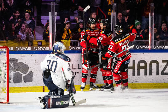 Luleås Anton Levtchi, Mathias Bromé och Jesper Sellgren
