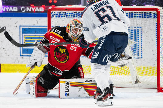 Luleås målvakt Joel Lassinantti