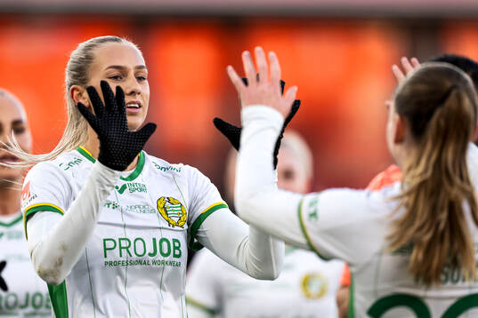 Hammarbys Ellen Wangerheim jublar