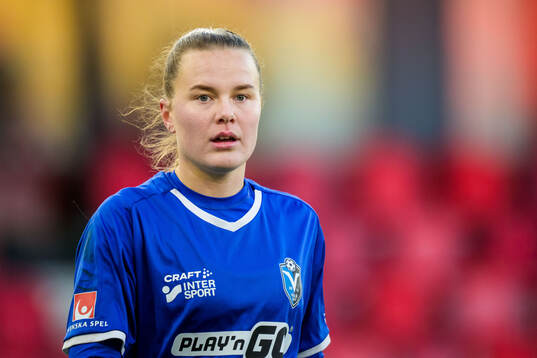 Växjö DFFs målvakt Maja Bay Østergaard