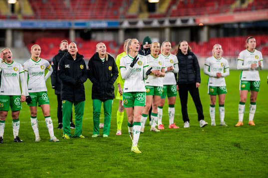 Hammarbys Ellen Wangerheim jublar