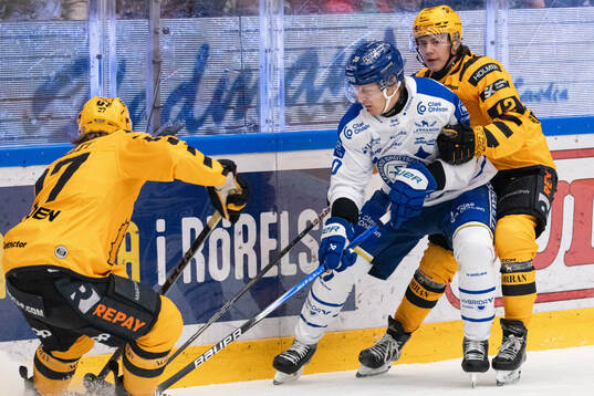 Leksands Axel Rindell och Skellefteås Valter Lindberg