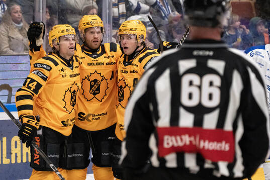 Skellefteås Oscar Lindberg jublar