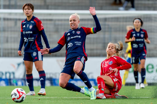 Rosengårds Caroline Seger och Linköpings Sara Eriksson