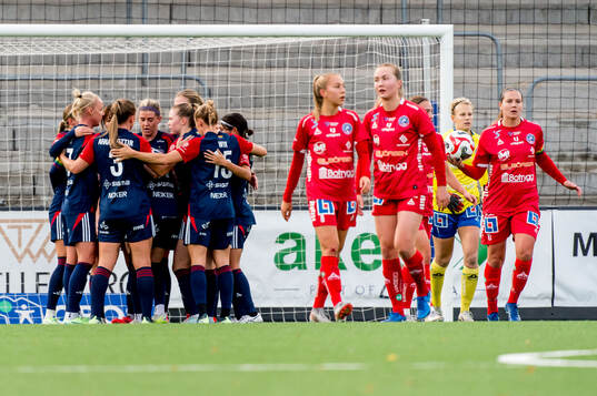 Rosengårds Olivia Schough jublar