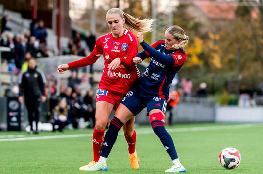 Linköpings Lisa Björk och Rosengårds Ria Noora Minerva