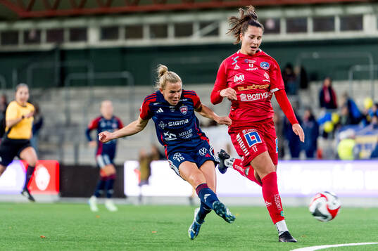 Rosengårds målvakt Shannon Lynn och Linköpings Nellie