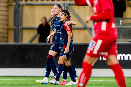 Rosengårds Olivia Schough jublar