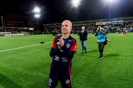 Rosengårds Caroline Seger jublar