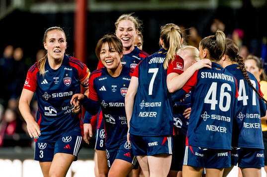 Rosengårds Momoko Tanikawa jublar
