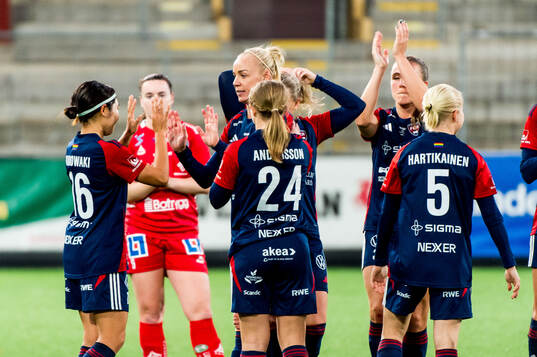 Rosengårds Caroline Seger jublar