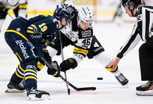 Södertäljes Hampus Harlestam och Västerås Svante Sjödin