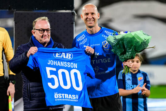 Halmstads Andreas Johansson hyllas