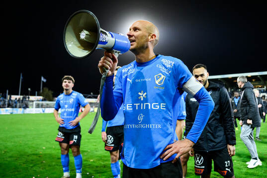 Halmstads Andreas Johansson jublar