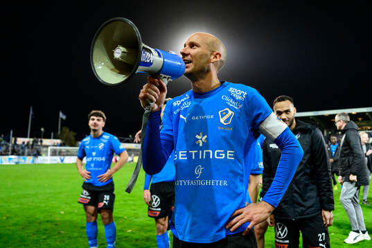 Halmstads Andreas Johansson jublar