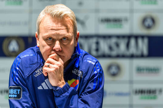 Djurgårdens tränare Roberth Björknesjö vid