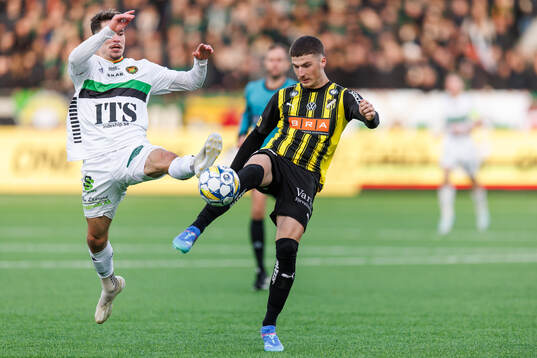 GAIS William Milovanovic och Häckens Nikola Zecevic