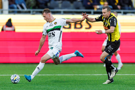 GAIS Alexander Ahl Holmström och Häckens Marius Lode