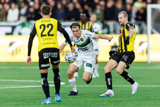 GAIS Axel Henriksson och Häckens Simon Gustafson