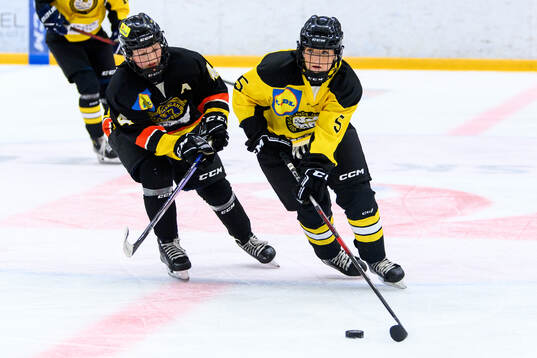 Södermanlands Ebba Hesselvall och Västergötlands Julia