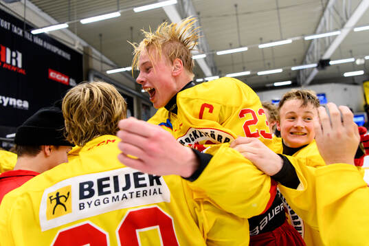 Smålands Alexander Thunblom jublar