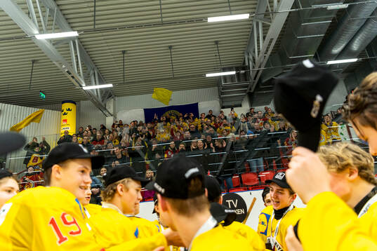 Smålands supportrar jublar