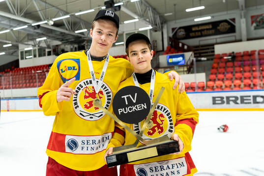 Smålands Valdemar Landin och Yelverton Lindberg Stéen