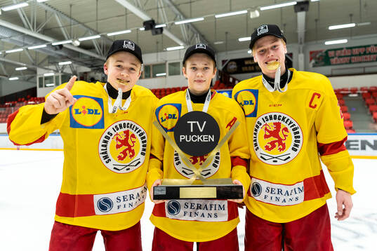 Smålands Elias Bräck, Milo Helte och Alexander Thunblom