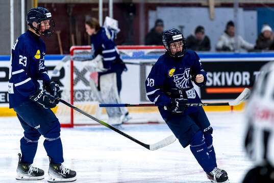 Västerbottens Oskar Öhrvall jublar