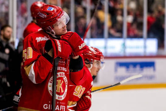 Kalmars Georgs Golovkovs och Victor Laz deppar