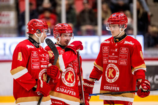 Kalmars Trevor Cosgrove, Teemu Väyrynen och Martin