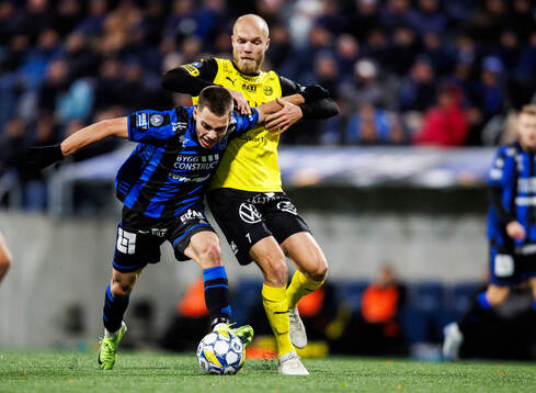 Sirius Leo Walta och Mjällbys Viktor Gustafson