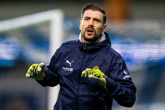 Nikita Haikin of Bodø/Glimt warms up