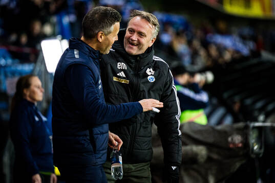 Kjetil Knutsen, head coach of Bodø/Glimt, and Erling Moe,