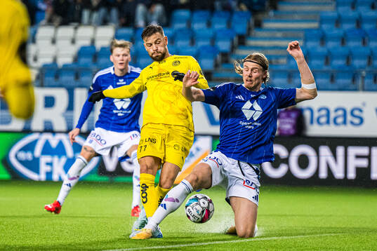 Philip Zinckernagel of Bodø/Glimt and Isak Helstad