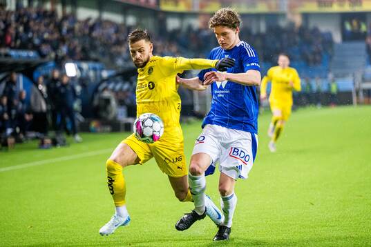 Philip Zinckernagel of Bodø/Glimt and Casper Øyvann of