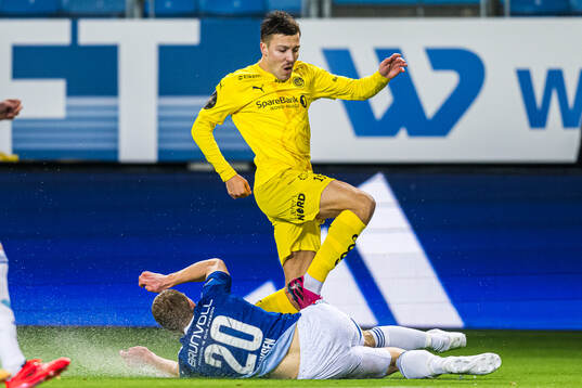 Kristian Eriksen of Molde and Fredrik André Bjørkan of