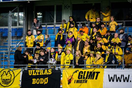Spectators in the stands