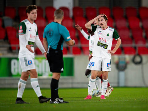 Skövde AIKs Hugo Engström deppar