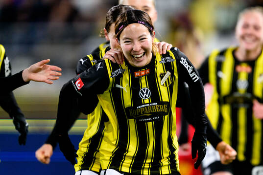 Häckens Hikaru Kitagawa jublar