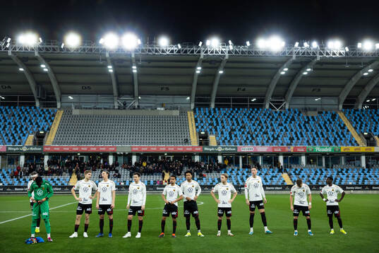 Östersunds spelare på line up