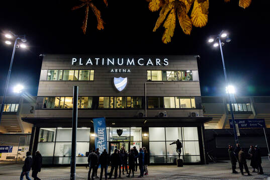 Exteriör vy av Platinumcars Arena
