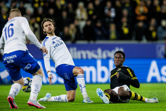 IFK Norrköpings Arnor Traustason och AIKs Mouhamed Lamine