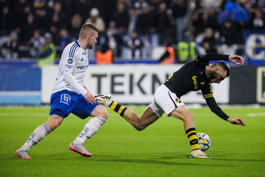 IFK Norrköpings Dino Salihovic och AIKs Ioannis Pittas